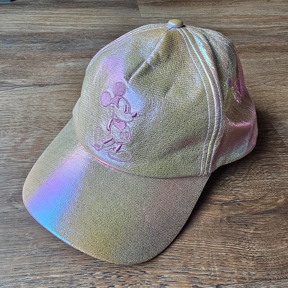 Disney Parks Walt Disney World 50th Anniversary Pink Iridescent Mickey Hat - Picture 2 of 12